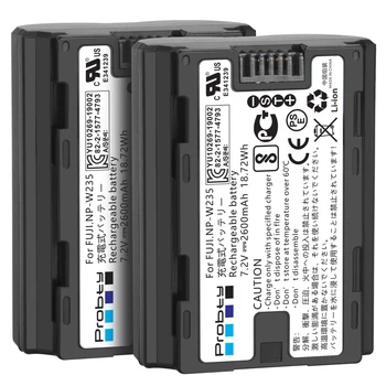 De înaltă calitate 7.2 V 2600mAh NP-W235 NP W235 Reîncărcabilă Înlocuiți Bateria Pentru Fujifilm Fuji X-T4, XT4 camere 5