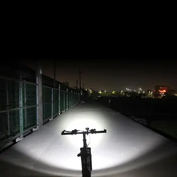 GYIO biciclete Biciclete Față de Lumină 2400Lm Faruri 2 Baterii T6 Led-uri de Lumină Bicicleta Ciclism Lampa Lanterna Lanterna Pentru biciclete Biciclete 5