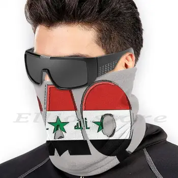 Irak Font Cu Steagul Irakian Print Amuzant Reutilizabile 1400 Eșarfă Masca De Fata Havocgirl Pakistan, Iran, Irak Irakian Turcia, Israel 5