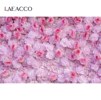 Laeacco Fundaluri Foto Nunta Floare De Primăvară Flori De Perete Petrecere Copil Fotografie Portret Imagini De Fundal Pentru Studio Foto 5
