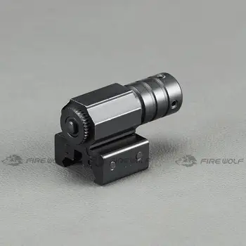 LUPUL de FOC Mini tactici 635-655nm Red Dot Vedere cu Laser pușcă Pentru Pistol Regla 11mm&20mm Picatinny Feroviar Laser Pointer 5