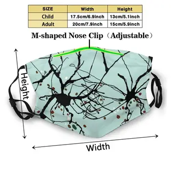 Neuronii Anti Praf Mască Filtru Lavabil ReusableNeuron Neuroscience Neuroni Neurolog Science-Creierul 5