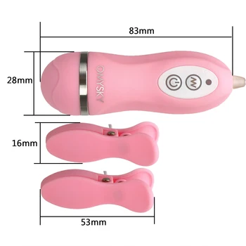 OLO Biberon Vibrator 10 Frecvența Sfârcuri de San Masaj Stimulator Jucarii Sexuale pentru Femeile de sex Feminin Masturbari Jocuri pentru Adulți 5
