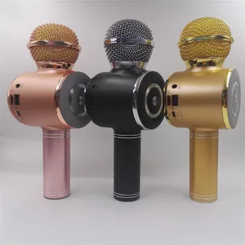 Profesionale Wireless Bluetooth Microfon Difuzor Portabil Mini Microfon Karaoke Music Player Cântând Recorder Microfon 5