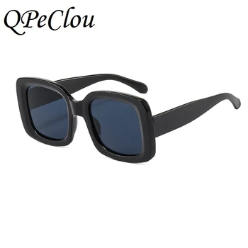 QPeClou Noua Moda Vintage Clasic Pătrat Ochelari De Soare Pentru Femei Brand Designer De Leopard Ochelari De Soare Barbati Nuante Mare Oculos Feminino 5