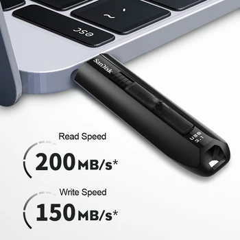 SanDisk Extreme Merge USB 3.1 Flash Drive 64GB 128GB Pen Drive de Mare Viteză 200MB/s Memorie Stick USB Pentru TV/PC/Player Auto 5