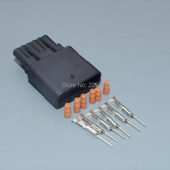 Shhworldsea Feminin Masculin 6 Pin 0,6 mm Electrice Senzorului Pedalei de Accelerație Conector Auto Plug Pentru Honda Acura Nissan 7287-1380-30 5