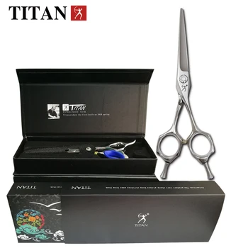Titan 5.5 inch 6.0 inch profesionale de coafură foarfece japonia otel vg10 salon de frizerie instrument transport gratuit 5