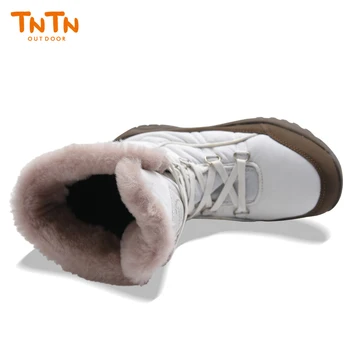 TNTN Bărbați în aer liber Pantofi de Zăpadă Iarna Impermeabil Drumeții BootsPlush Cald Drumeții Pantofi Unisex Impermeabile de Mers pe jos Cizme de Iarna Adidas 5