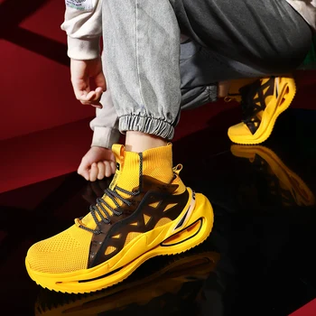 Vip Link-Ul De Noua Tehnologie Arc Unic Adidași De Zbor Țesut Bărbați Șosete Pantofi De Mare De Moda De Top Casual, De Sex Masculin Încălțăminte 2020 Nou-Veniți 5