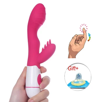 Viteza de 30 Dublă Vibrație G spot stimulator clitoris penis artificial vibratoare Jucarii Sexuale pentru Femei masturbator vibrador feminino sexe 5