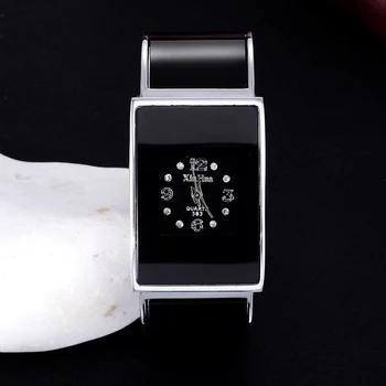 Xinhua reloj mujer de Moda Ceasuri Femei Brățară Brățară Ceas de Lux Femei din Oțel Inoxidabil Dreptunghi Ceas relogio feminino 5
