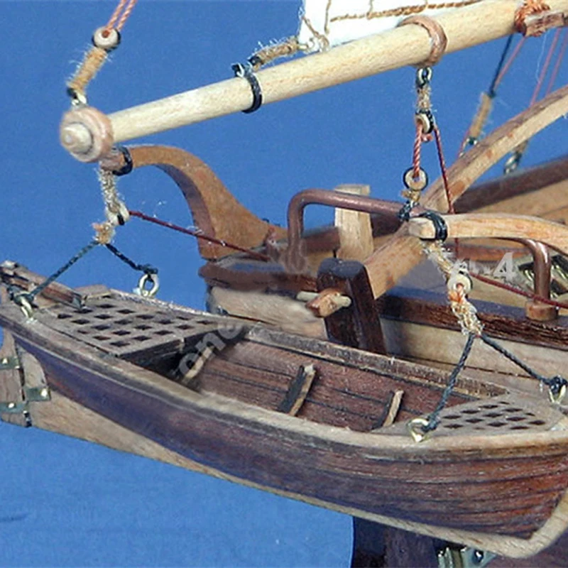 18 inch Clasice Naviga Barca Model de Lemn suedeză Barcă Navă Kituri pentru Casa Model kit de Constructii Decor Barca Cadou Jucărie 0