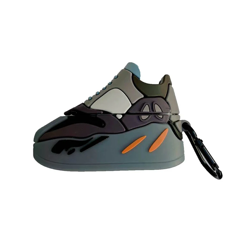 3D Pantofi de Sport Design Cască de Protecție Caz Pentru Airpods Pro Wireless Bluetooth Headset Acoperire Pentru Airpods 2 de Încărcare Cutie Capa 0