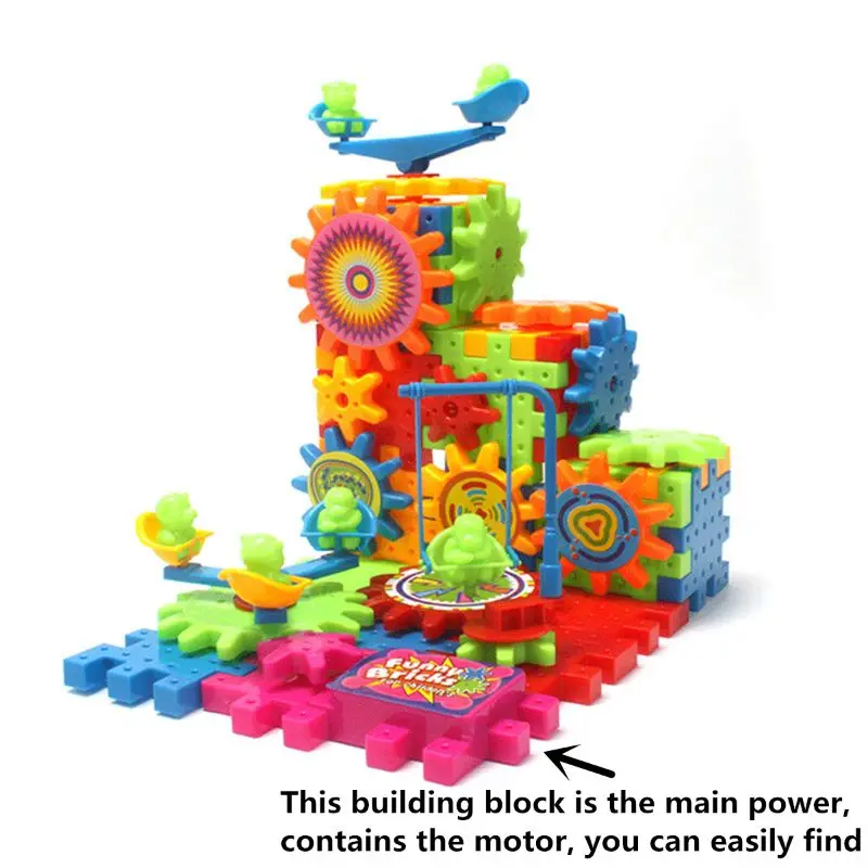 81 BUC Unelte Electrice Model 3D Clădire Kituri din Plastic Blocuri de Caramida de Jucarii Educative pentru Copii Pentru Copii Cadouri 0