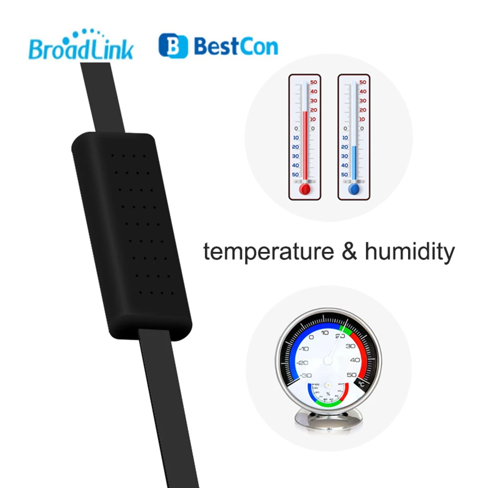 Broadlink RM4 Pro Con Wifi IR RF Universal Remote Controller Inteligent de Automatizare Acasă Lucrări HTS2 de Temperatură senzor de Umiditate 0