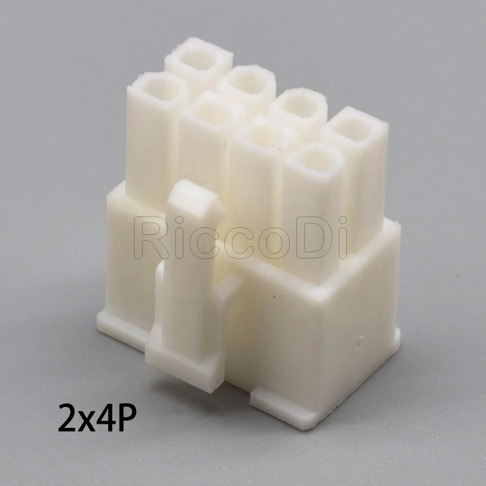 De înaltă Calitate 200pcs solid alb 8 Pin ATX/EPS Conector de Alimentare de sex Feminin 0