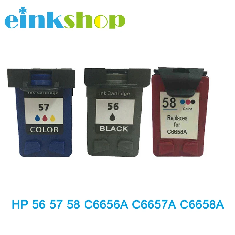 Einkshop compatibil cartuș de cerneală C6656A C6657A C6658A Pentru HP 56 57 58 pentru hp Officejet J5500 All-in-One Series J5508 J5520 0