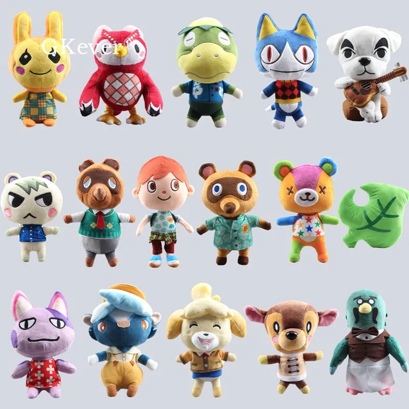 Fierbinte Jucării Rover Kapp ' n Shizue Isabelle Animal Crossing Bunnie Porter Bob 20cm K. K. Celeste Lovituri de Cuțit Tom Nook Brewster 0