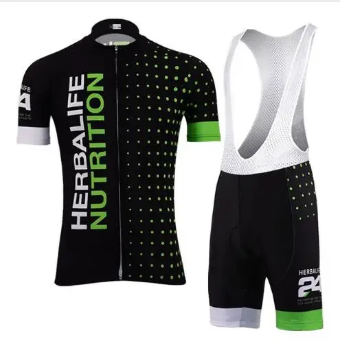 Herbalife Echipa Pro Cycling Jersey pentru Barbati Respirabil Pad Gel Top Herbalife Maneca Scurta, Haine de Ciclism Biciclete Uzura 0