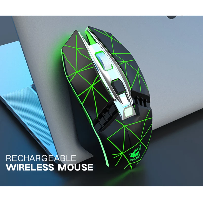 High-end Optical Mouse de Gaming Profesionist de Joc fără Fir Mouse-ul Reîncărcabile LED Șoareci Optice Pentru PC 0