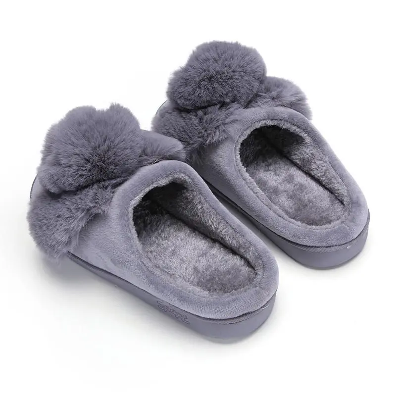 Iepure Animal Print Blana Slide-uri de Femei Moale Pantofi Casual Femei de Iarnă Acasă Papuci Doamnelor Pantofi Slip pe Papuci cu Blană în Interior 0