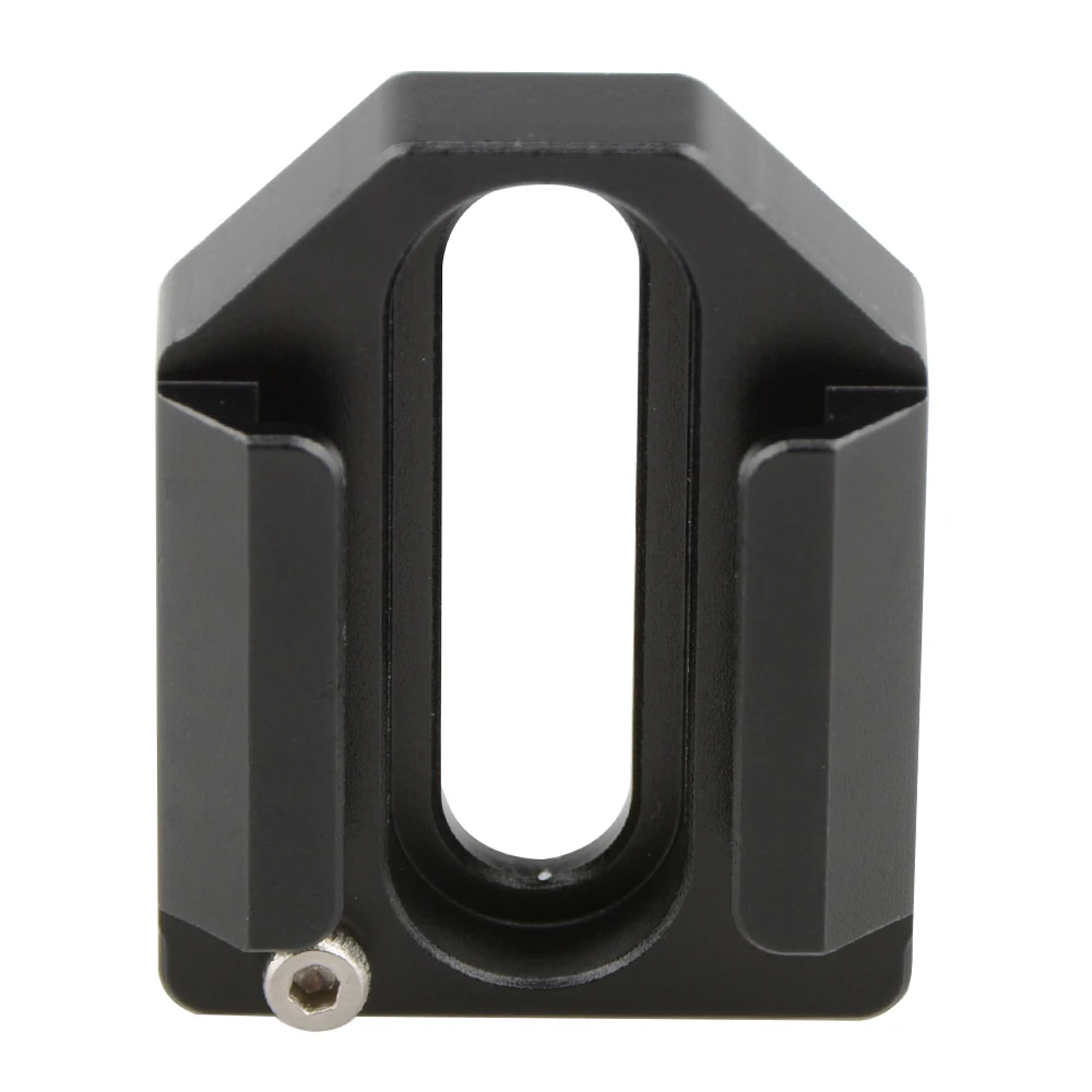 Kayulin Rece Shoe Mount Titularului de Aluminiu hot shoe mount adaptor cu 2 Șuruburi pentru a Fixa pentru Monitor LED (Negru) 0