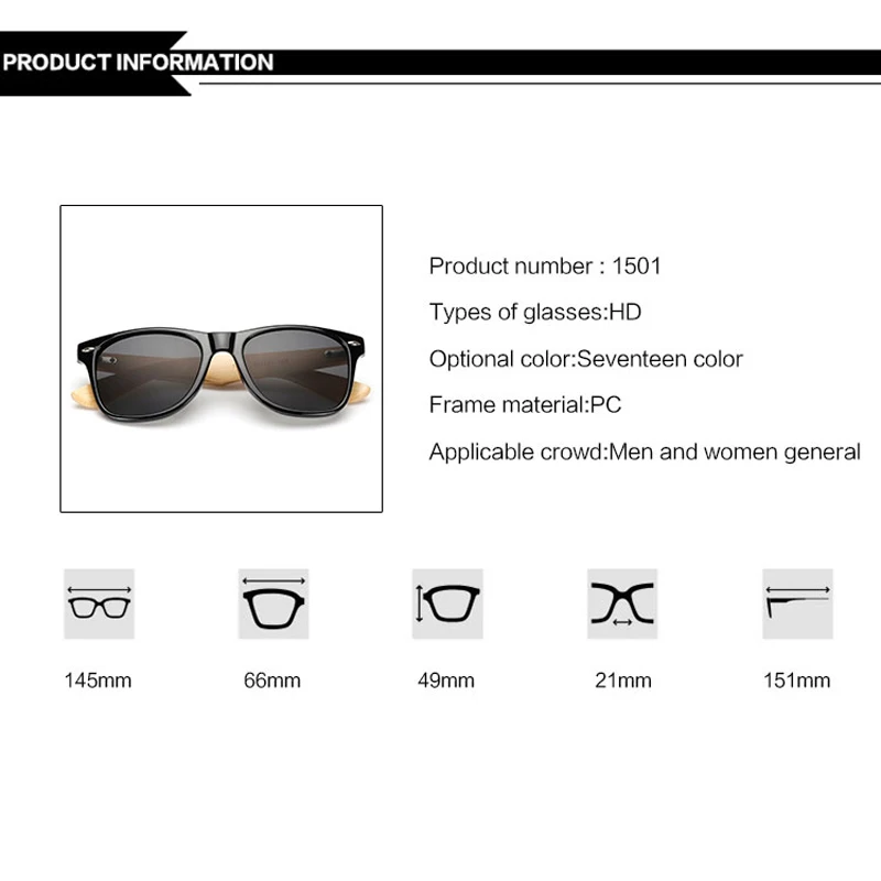 Lemn ochelari de Soare Barbati Femei Piața de Bambus pentru Femei pentru Femei pentru Bărbați Oglindă Ochelari de Soare Oversize Retro De Sol Masculino Manual 0