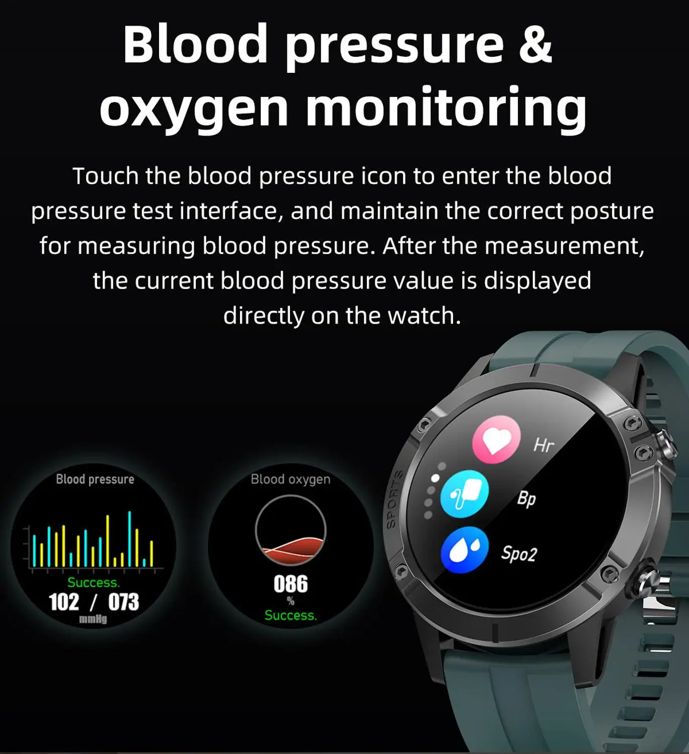LIGE Noi IP67 rezistent la apa Inteligent Ceas Barbati Sport Fitness Tracker Monitor de Ritm Cardiac Android IOS Ecran Tactil Complet Bărbați Smartwatch 0