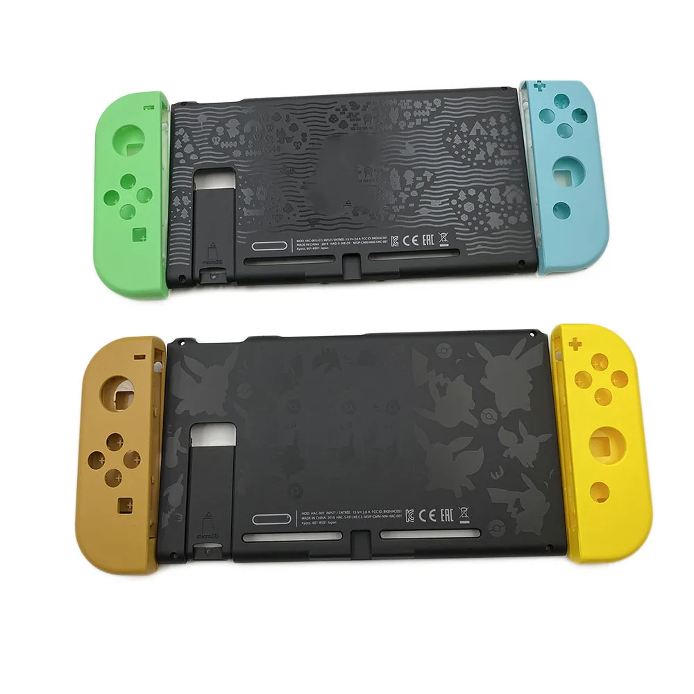Limitat Verde, Galben Plastic Înapoi Caz Acoperire Din Spate Panou Rama Pentru Nintendo Comutator Consolă Și Bucurie Locuințe Caz 0