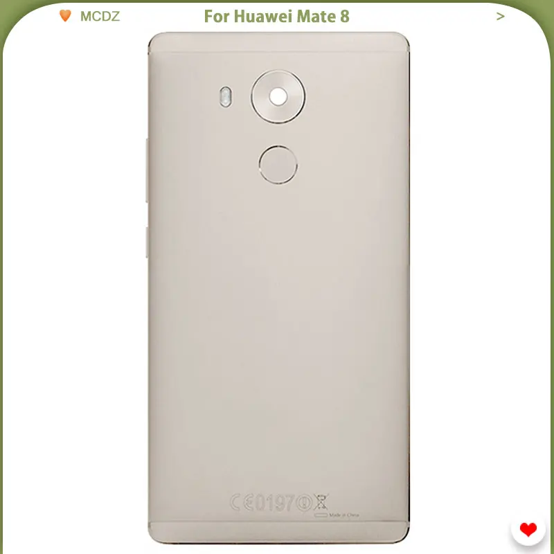 Noul Mate 8 Capacul Bateriei Pentru Huawei Mate 8 Telefonul Înapoi de Locuințe Spate Caz Acoperire Capac + Rama Camera + Parte + tasta de Amprente 0