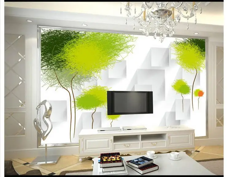 Personalizate 3D wallpaper 3d picturi murale 3 d abstracte copac contemporane și contractate stabilirea picturi murale tapet 0