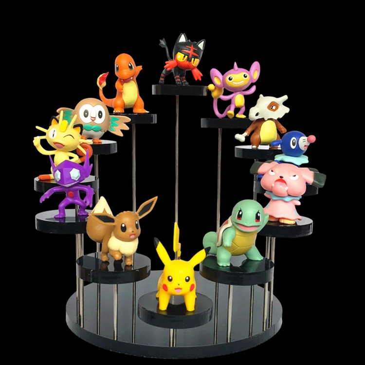 Pokemon Raft de Depozitare figurina PVC Suport de Stocare de Model Rack de Afișare 0