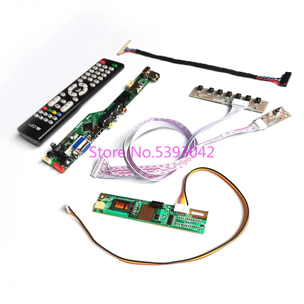 Se potrivesc B154EW02 V. 0/V 1/V 2/v. 3/v. 4/v. 5/v. 6/V. 7 AV USB 1CCFL 1280*800 TV de la Distanță de 30-Pini LVDS semnal analogic de pe placa de control kit 0