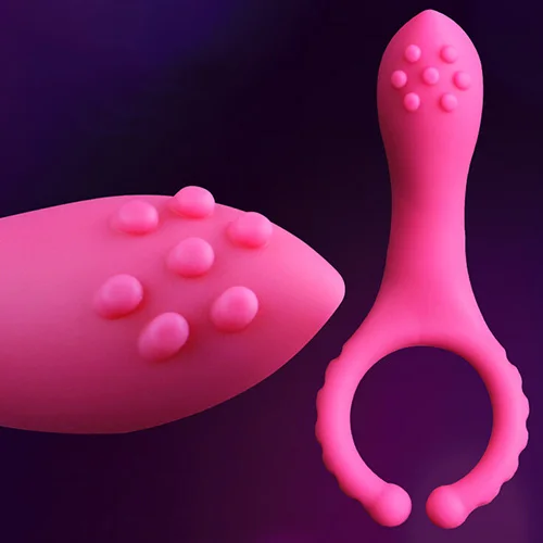Silicon Vibrator rezistent la apa Cockring Inel Penis Vibrator intarzierea Ejacularii cu Stimulator Clitoridian Jucărie Sexuală 0