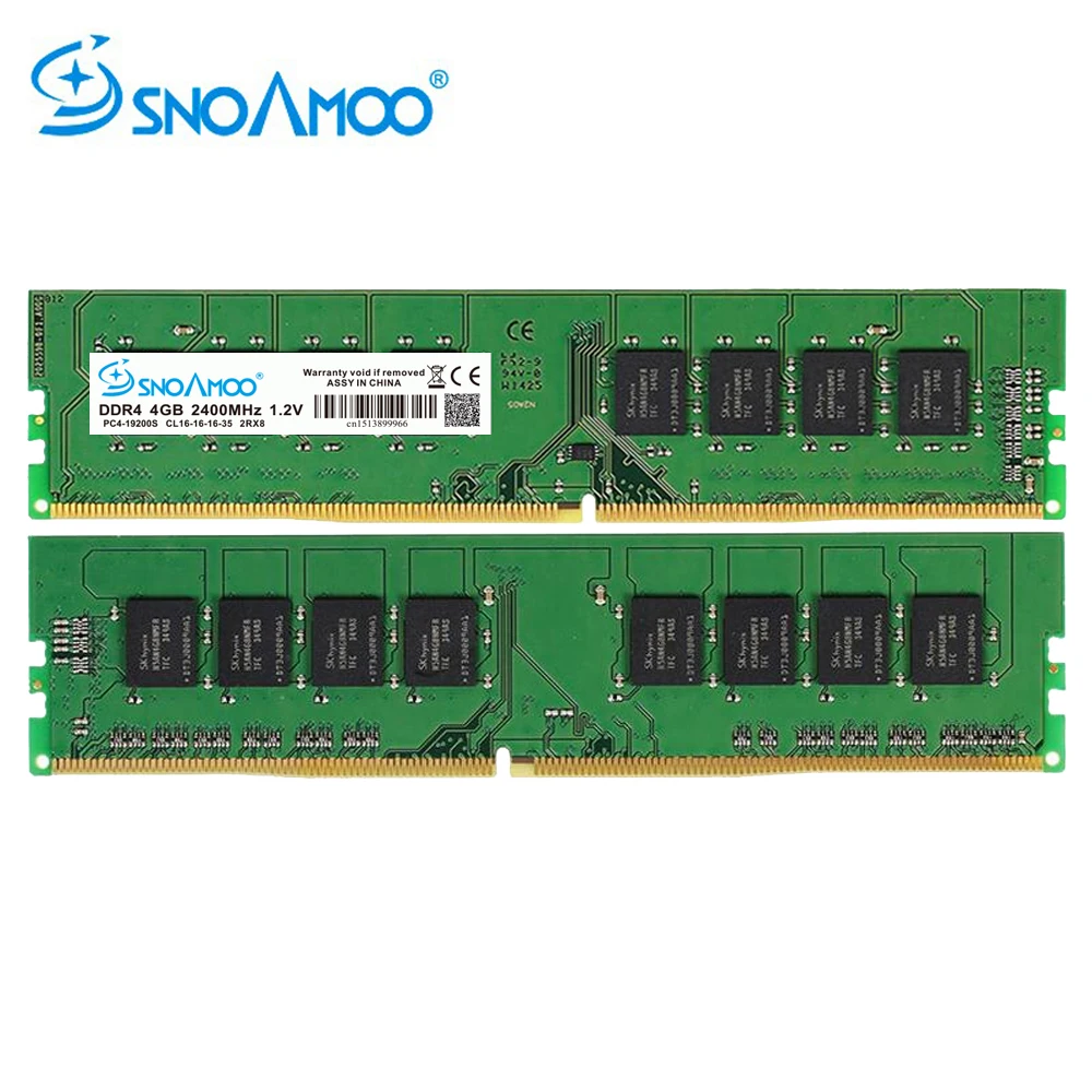 SNOAMOO DDR4 4GB 2133 mhz sau 2400MHz DIMM PC Desktop Suport de Memorie placa de baza ddr4 0