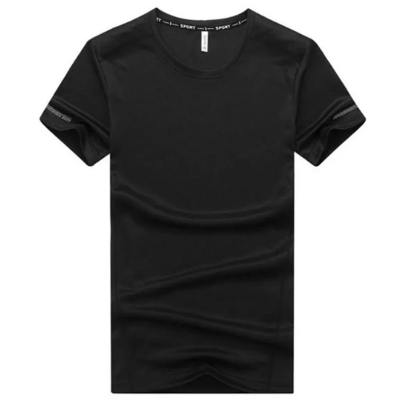 Supersize 7XL 8xl 9xl de Vară pentru Bărbați Respirație Uscare Rapida O-neck T-shirt, Jacheta maneca Scurta partea de Sus și de Moda T-shirt Tricou Sport 0