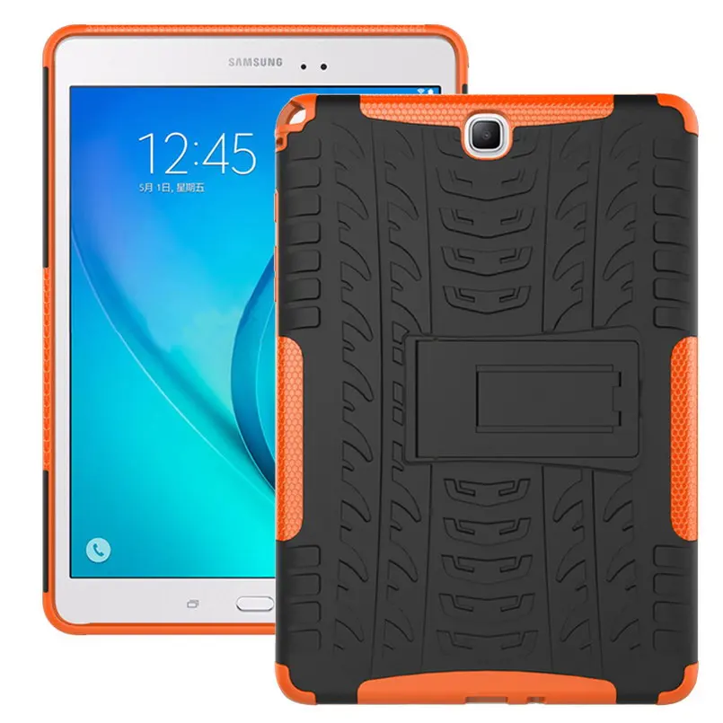 Tableta Cazuri pentru Samsung Galaxy Tab a 9.7 Caz TPU și PC Anvelope cu Model Cover pentru Samsung SM-T550 SM-T555 Funda Capa+Cadou 0