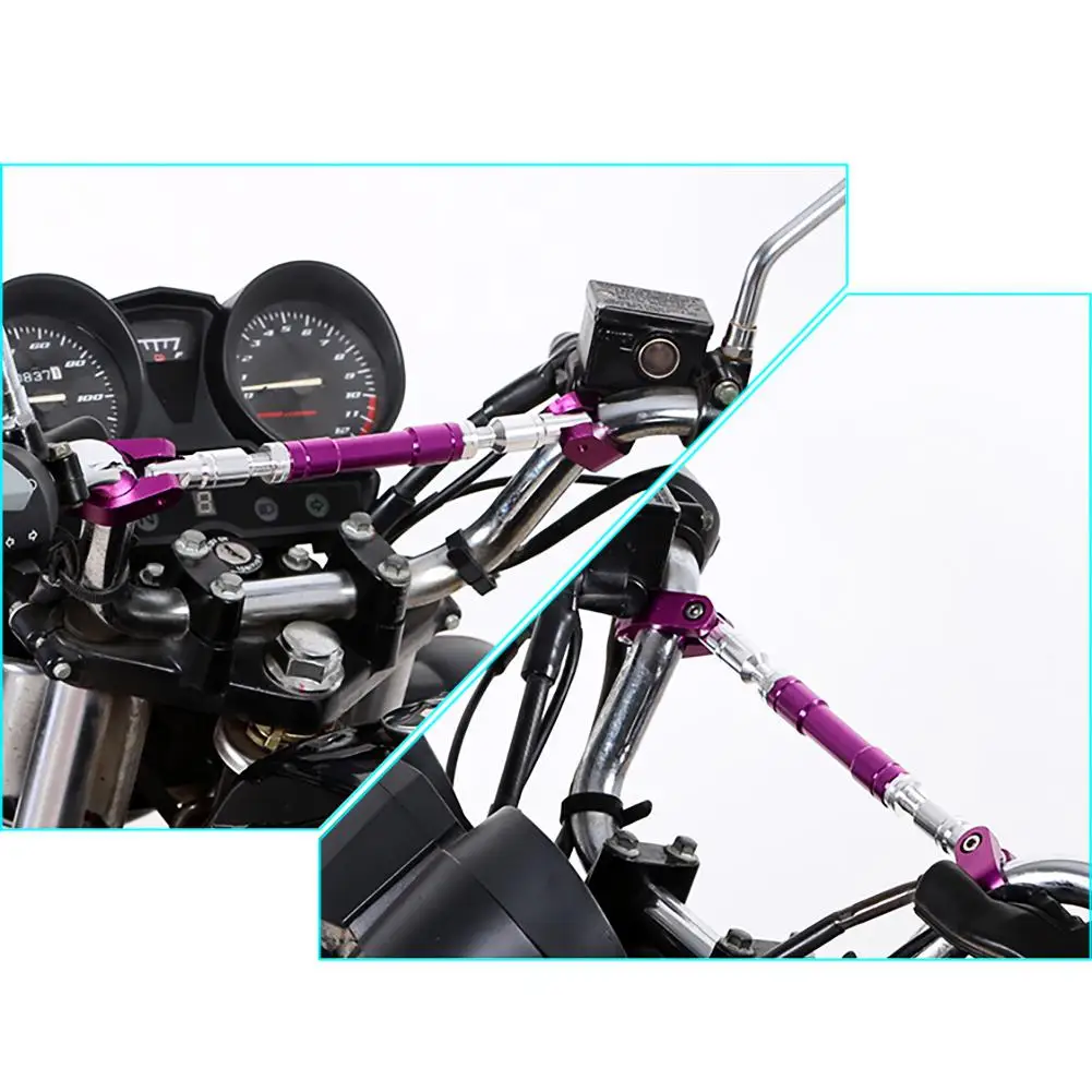 Universal 22mm Ghidon Motocicleta Motocicleta Reglabilă Mânere Mâner Bar Volan Consolida Aliaj de Aluminiu Bretele 0