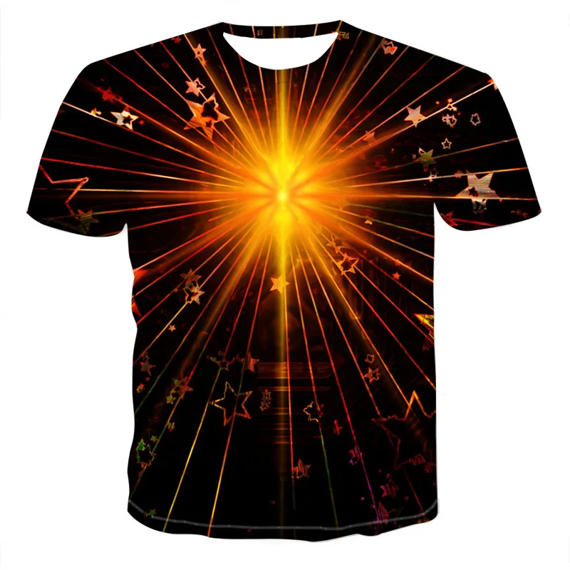 În 2020, noul star 3D imprimate t-shirt barbati casual de vara pentru bărbați T-Shirt Top T-Shirt Funny T-shirt Stil de Stradă pentru Bărbați 0