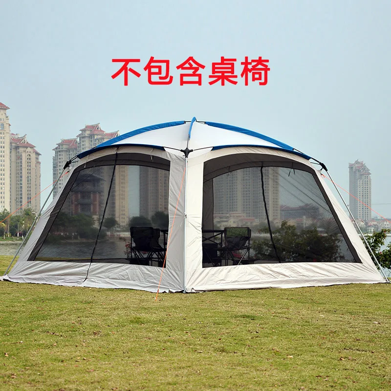 În aer liber echipament de pescuit pergola camping auto-conducere grătar tent plaja de pescuit cort baldachin 0