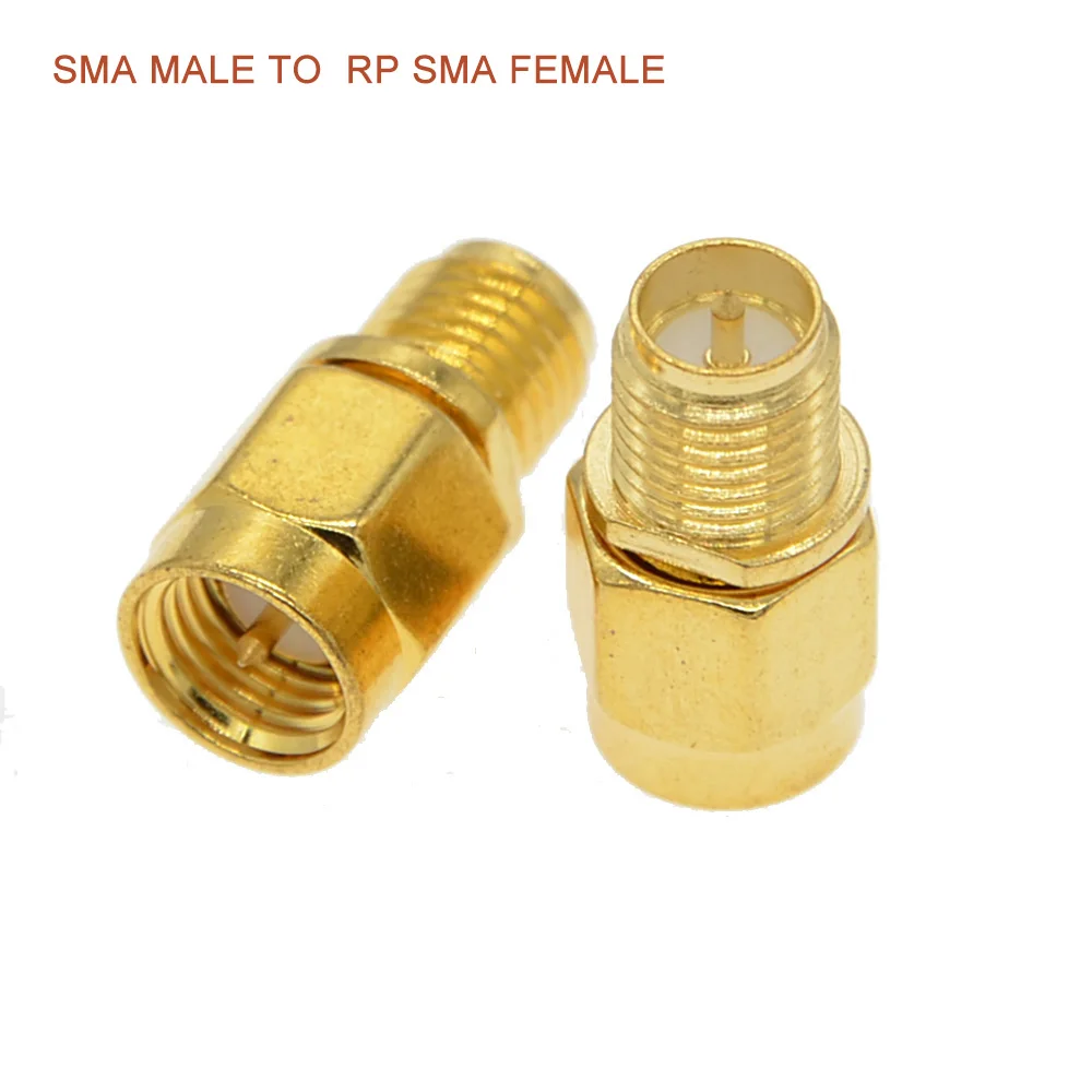 10 BUC/lot RF Adaptor SMA plug de sex Masculin la RP-SMA Female jack Pentru Raido Antena RF Coaxial Adaptor conector Converter 1