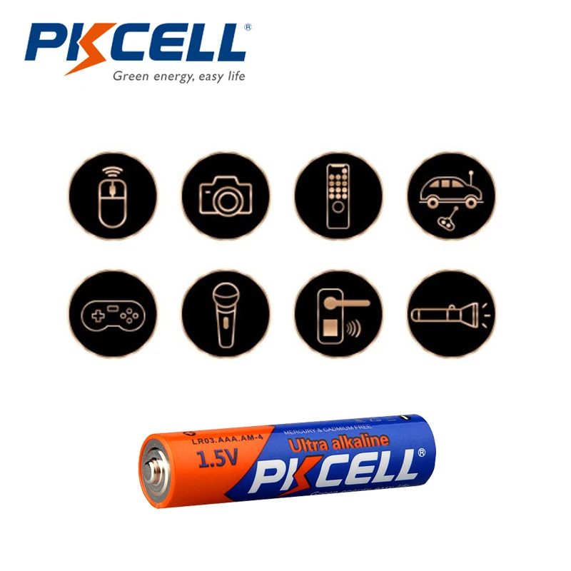 120PCS PKCELL Baterii Alcaline 60PCS 1,5 V AAA LR03 AM4 E92 140MIN ＋60PCS 1.5 V AA LR6 AM3 E91 360MIN Pentru Putere de la Distanță Rontrol 1