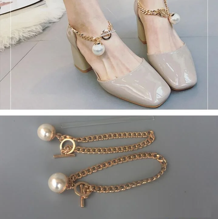 (1pair/lot) perla de foraj sandale, pantofi cu toc scoate pantofii pentru a preveni picior cataramă accesorii 1