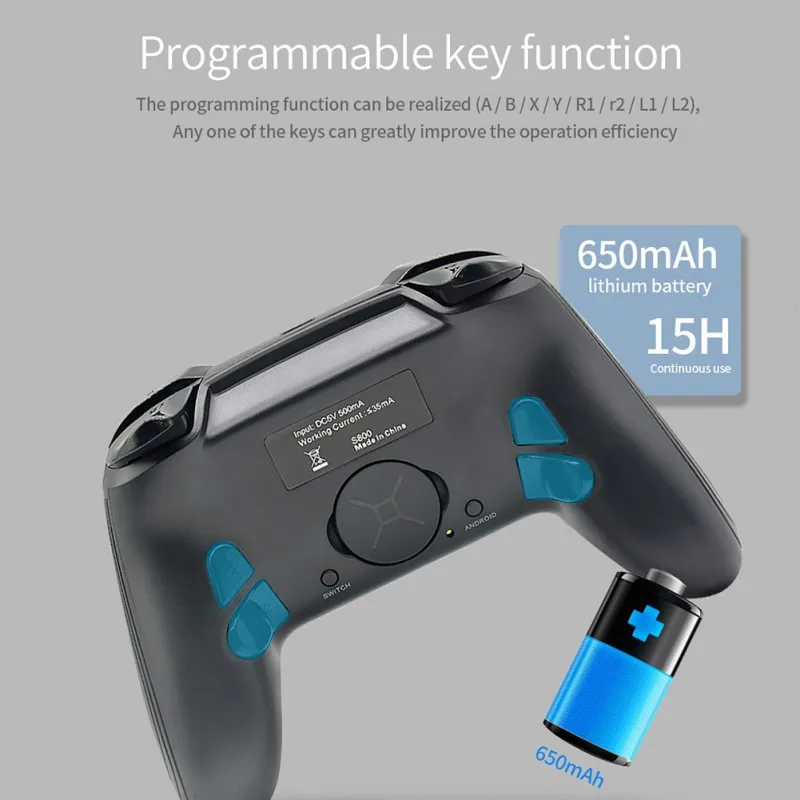2.4 g Wireless Gamepad-uri Pentru a Comuta PRO / Lite /PC/Android Dual Vibration Elite Controller de Joc Joystick-ul Joc Video de Consola 1