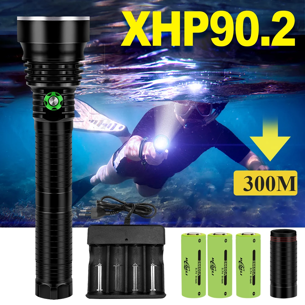 300M IPX8 profesie xhp90 scufundări lanterna xhp70 lampă Subacvatice xhp90.2 scufundări lanterna xhp70.2 scufundări lumină niște lanterne 1