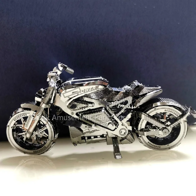 3D Metal Puzzle Răzbunare Motocicleta Colectie de Puzzle 1:16 AM DIY 3D cu Laser Tăiat Model de Puzzle Jucării pentru Adulți 3d Puzzle pentru Adulți 1