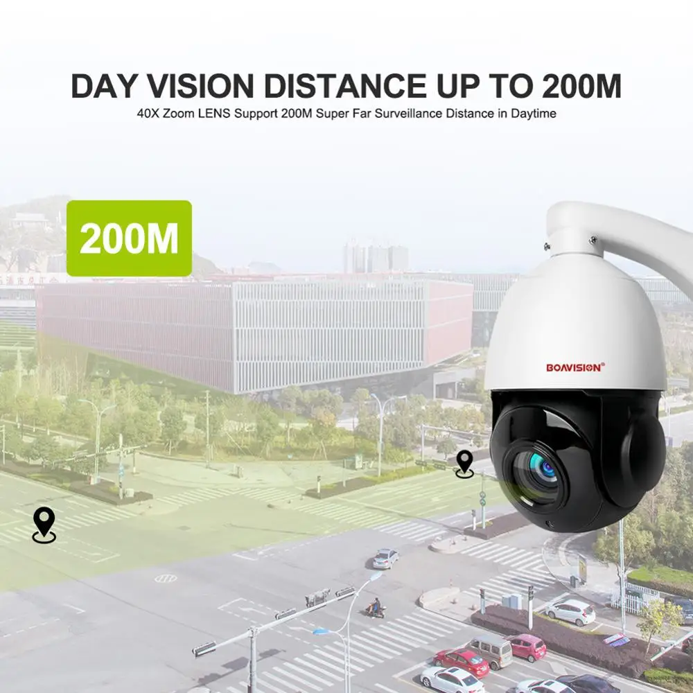 4 Inch HD 1080P 5MP aparat de Fotografiat PTZ IP 40X Zoom în aer liber 2MP Mini Speed Dome IR 50M de Securitate CCTV Camera de Supraveghere Onvif 1