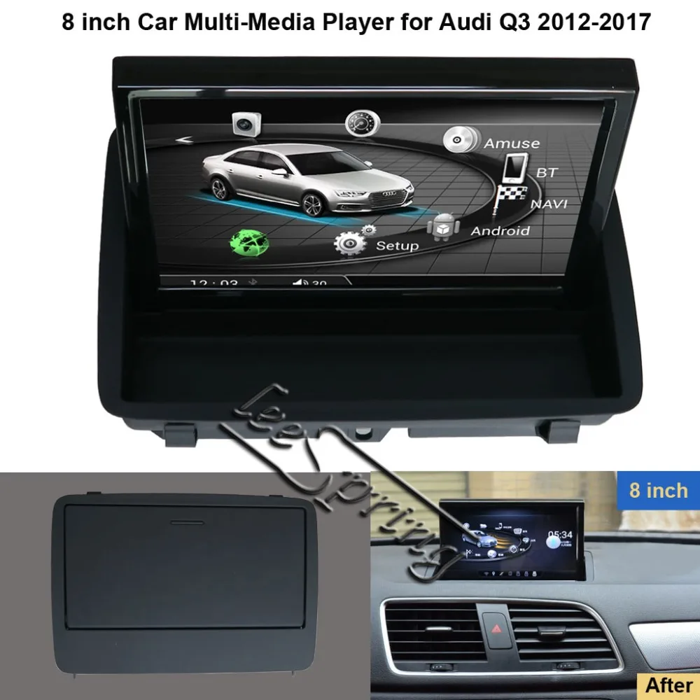 8 inch Android 10.0 Auto Multimedia Player pentru Audi Q3 2012-2017 cu Navigație GPS Wifi MP5 1