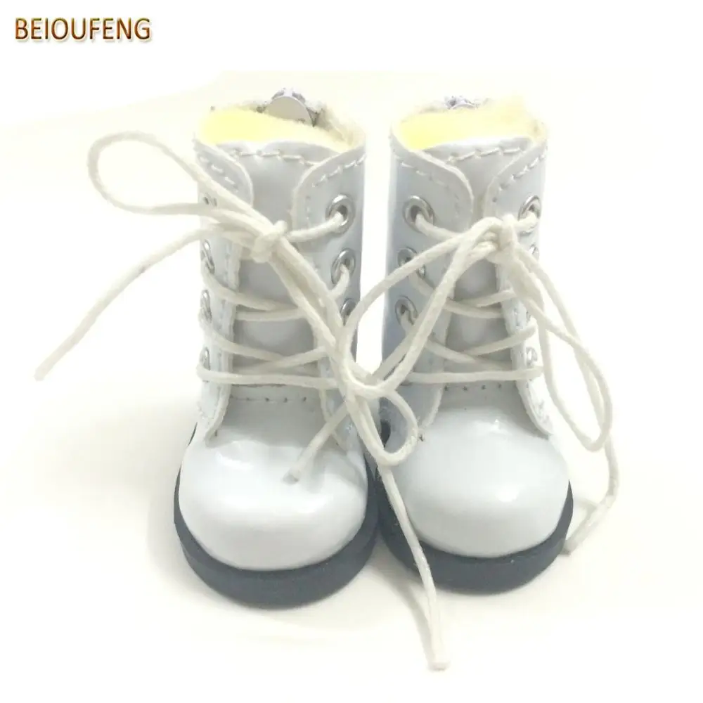 BEIOUFENG O Pereche 1/6 BJD Papusa Pantofi pentru Tesatura de Păpuși,de Cauzalitate Adidași Pantofi 5CM Piele PU Papusa Cizme pentru Papusi Accesorii 1